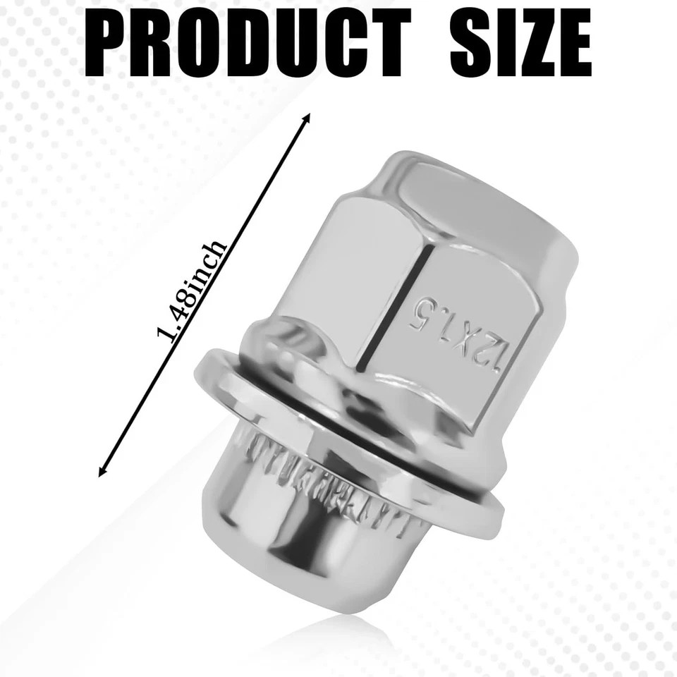 M12x1.5 Lug Nuts,One-Piece Wheel Nuts for Toyota Corolla/Prius/Sienna,Lexus RX35