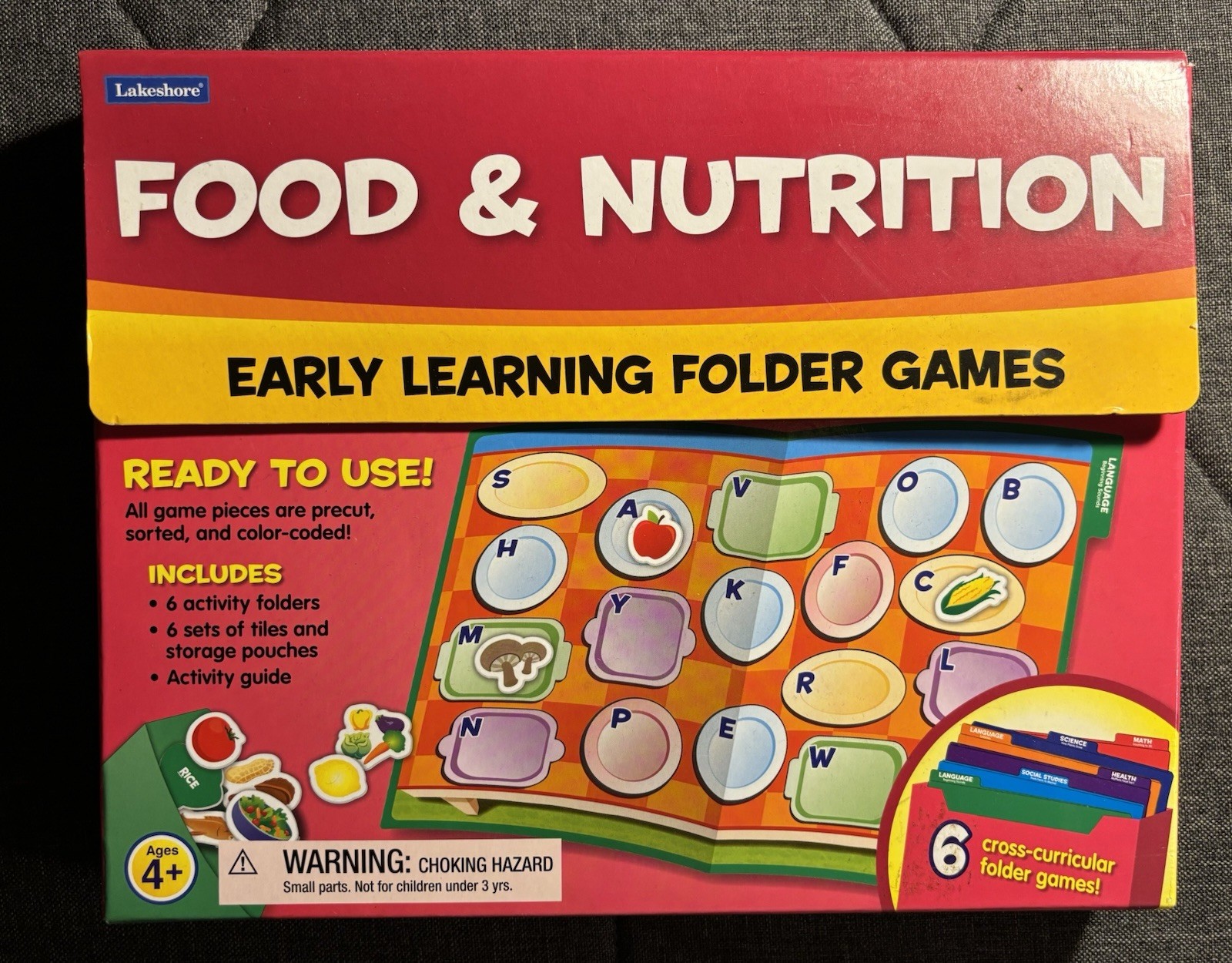 Lakeshore Learning Food and Nutrition Early Learning Folder Games