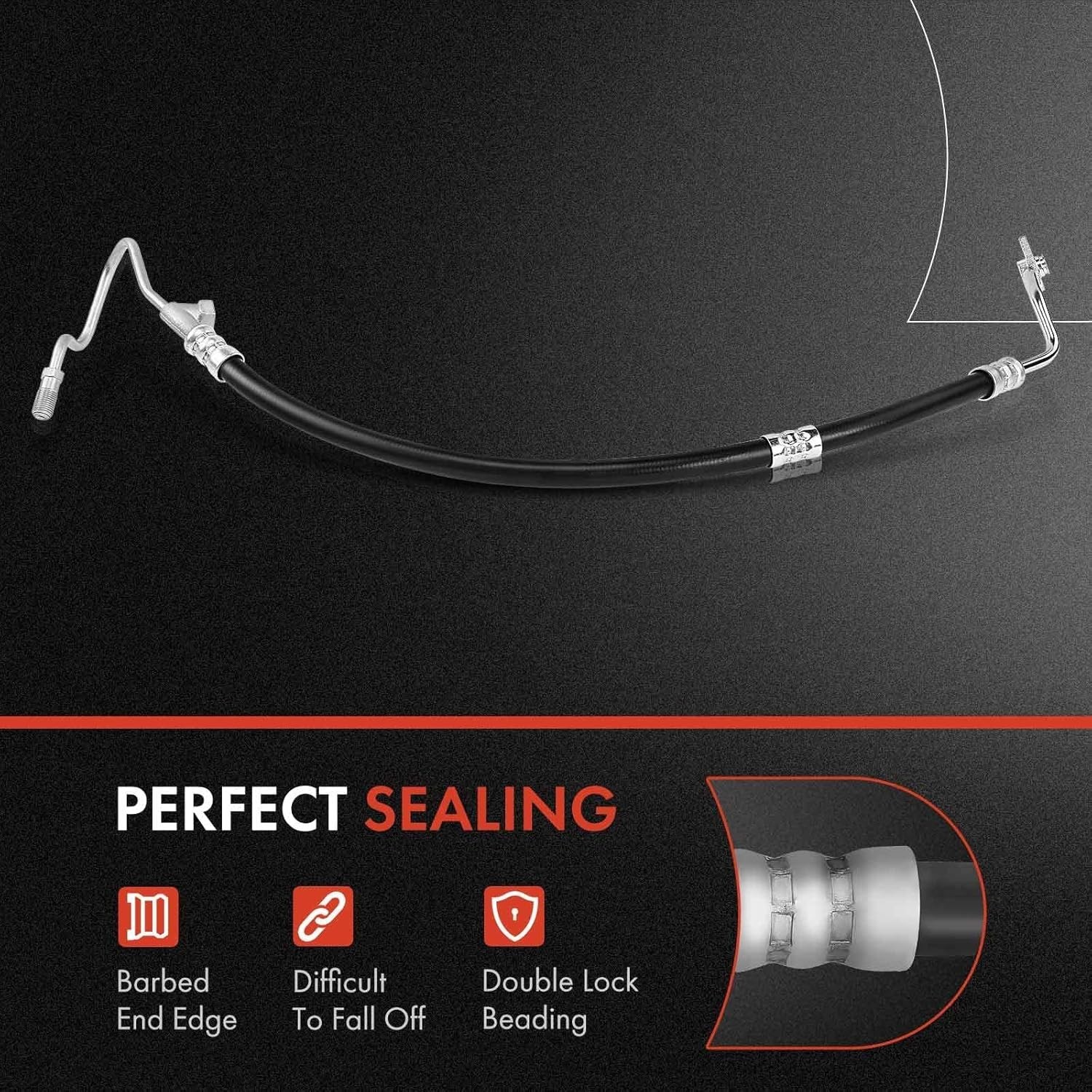 Power Steering Reservoir/Suction Line Hose Assembly Compatible with Volkswage…