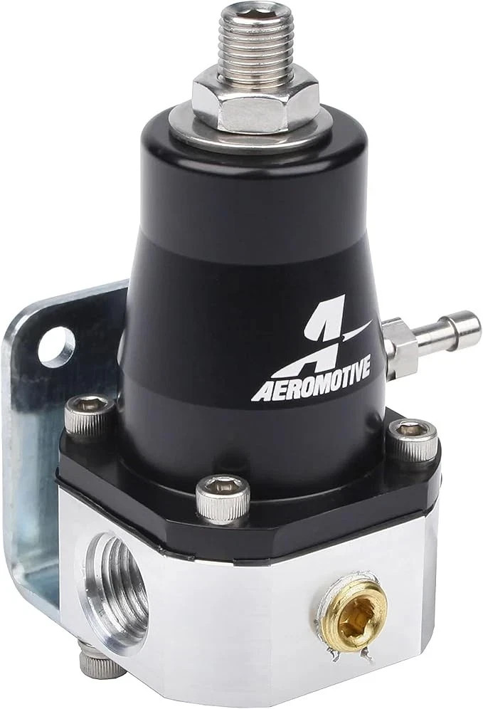 13129 EFI Fuel Pressure Regulator, Compact, Lightweight, 1000 HP Return-Style,..