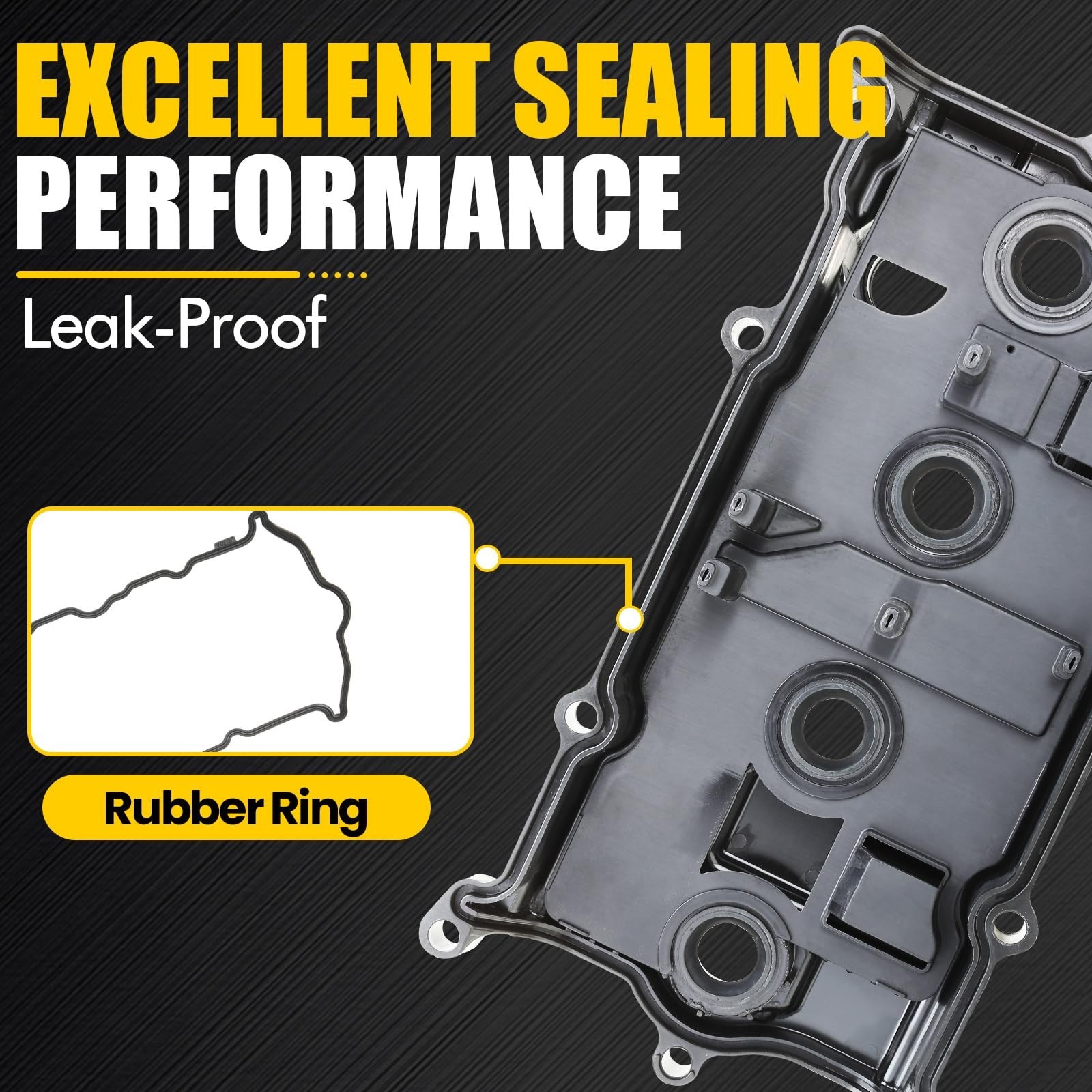 Engine Valve Cover Compatible with 2013-2018 Nissan Altima Rogue Murano 2.5L …