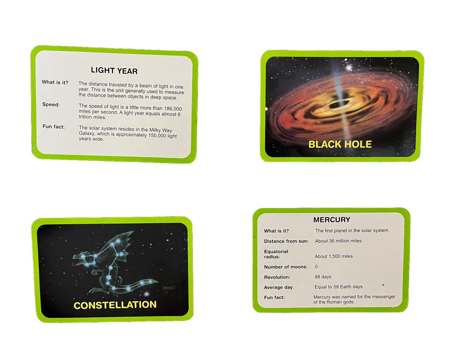 Lot Of 3 Sets Of The Clever Factory Flash Cards. Space, Presidents, & US States