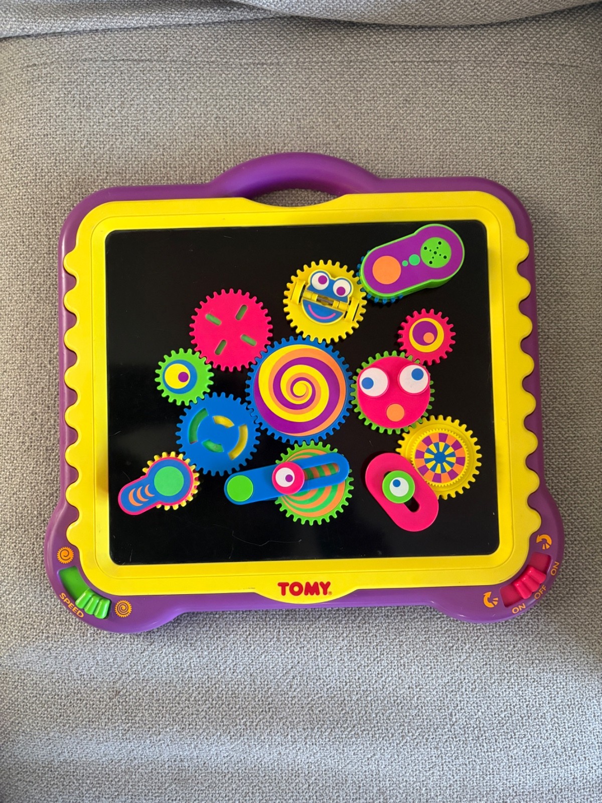 Rare WORKS 1997 TOMY Gearation Magnetic Gears Set COMPLETE Seen On Baby Einstein