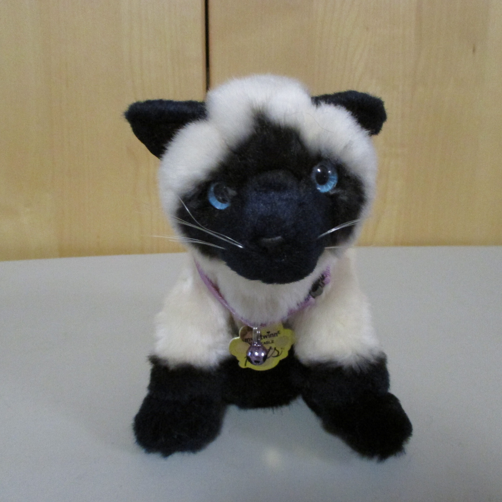 My Twinn Poseable Pets Cats – Choice of Siamese or Black Kitten Realistic 8 in