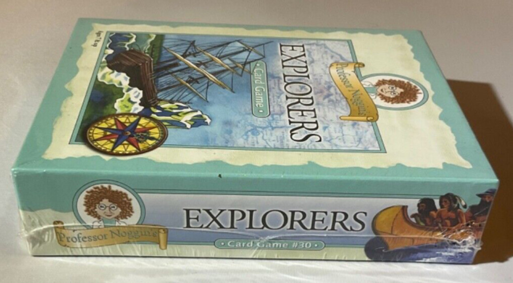 Professor Noggin’s EXPLORERS Card Game Educational Trivia (age 7+) New & Sealed