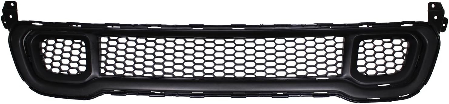 Front Lower Grill Grille and Molding Trim Black for Jeep Cherokee 2014-2018