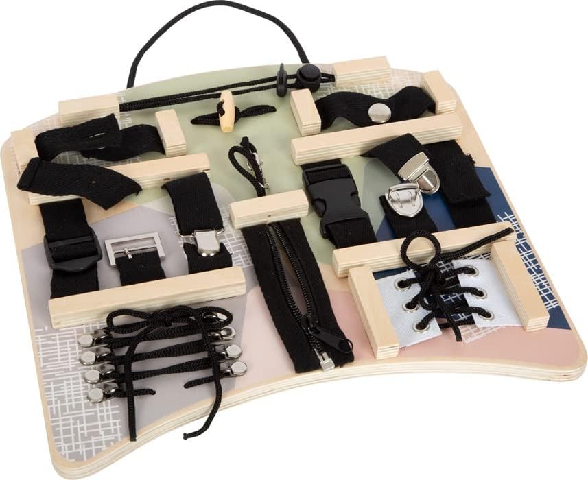 small foot Connectors and Fastenings Activity Board, diverse motor skills fun fo