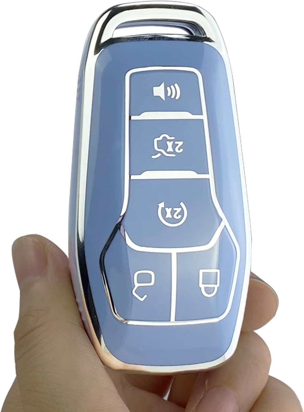 Key Fob Cover Case Compatible with Ford F150 F250 F350 Fusion Edge Explorer M…