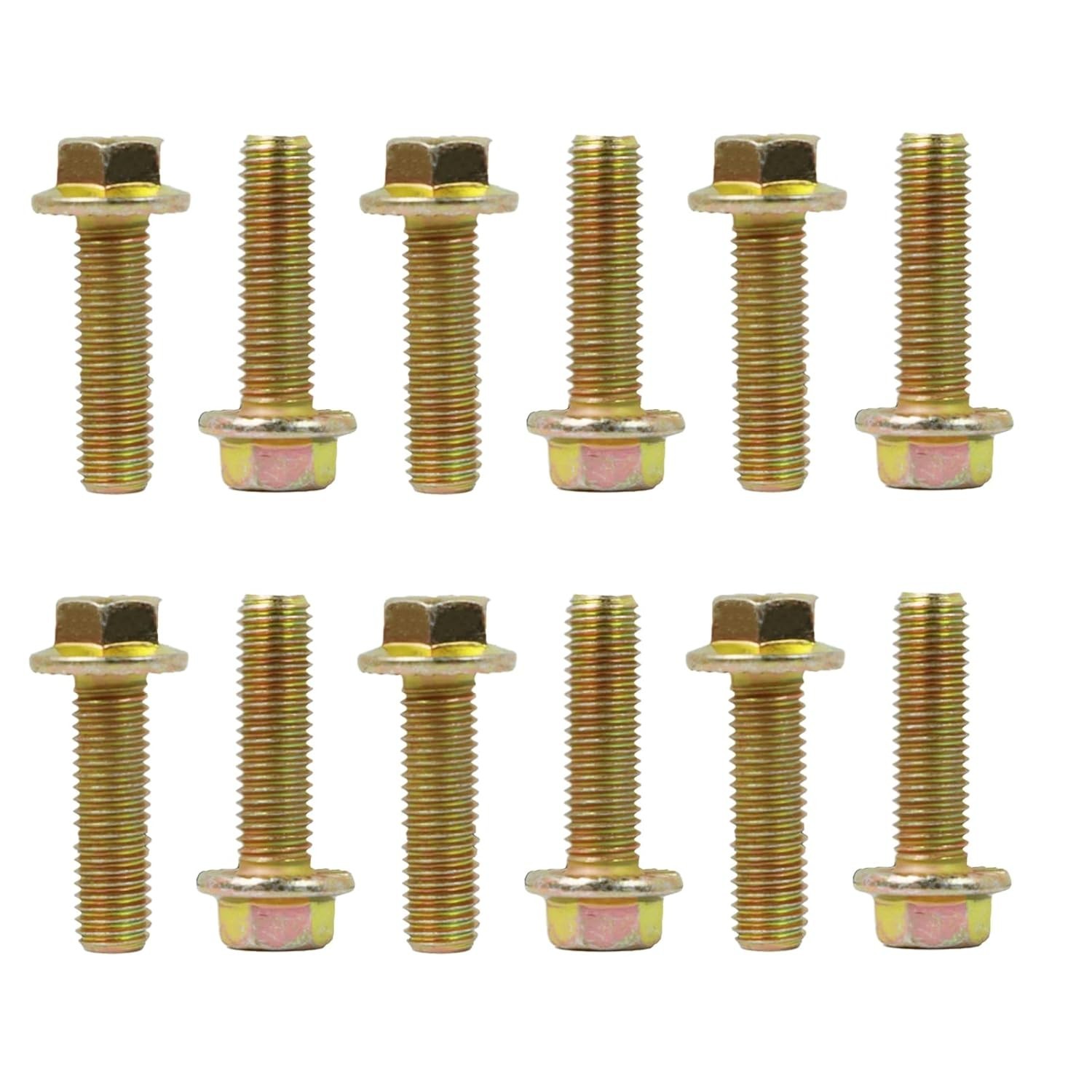 12 Pcs 551652 Bell Housing Bolts Set Kit Compatible with LS/LT Engine Transmissi