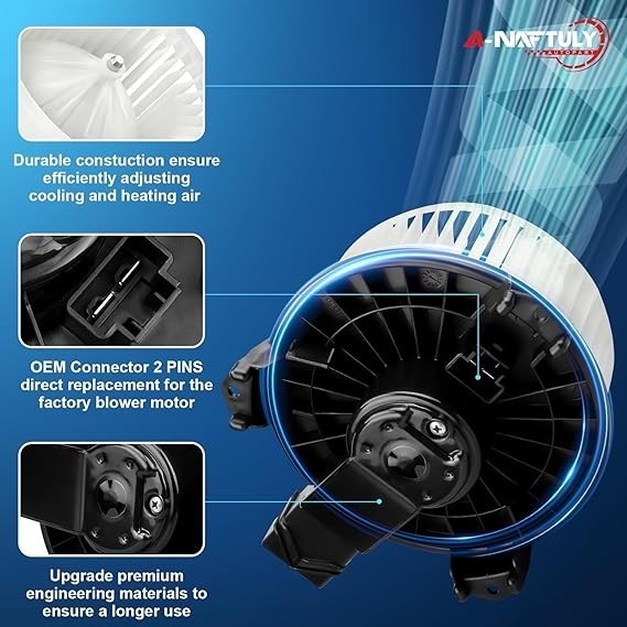 AC Blower Motor with Fan Replacement Fits for Toyota Corolla Scion 700230