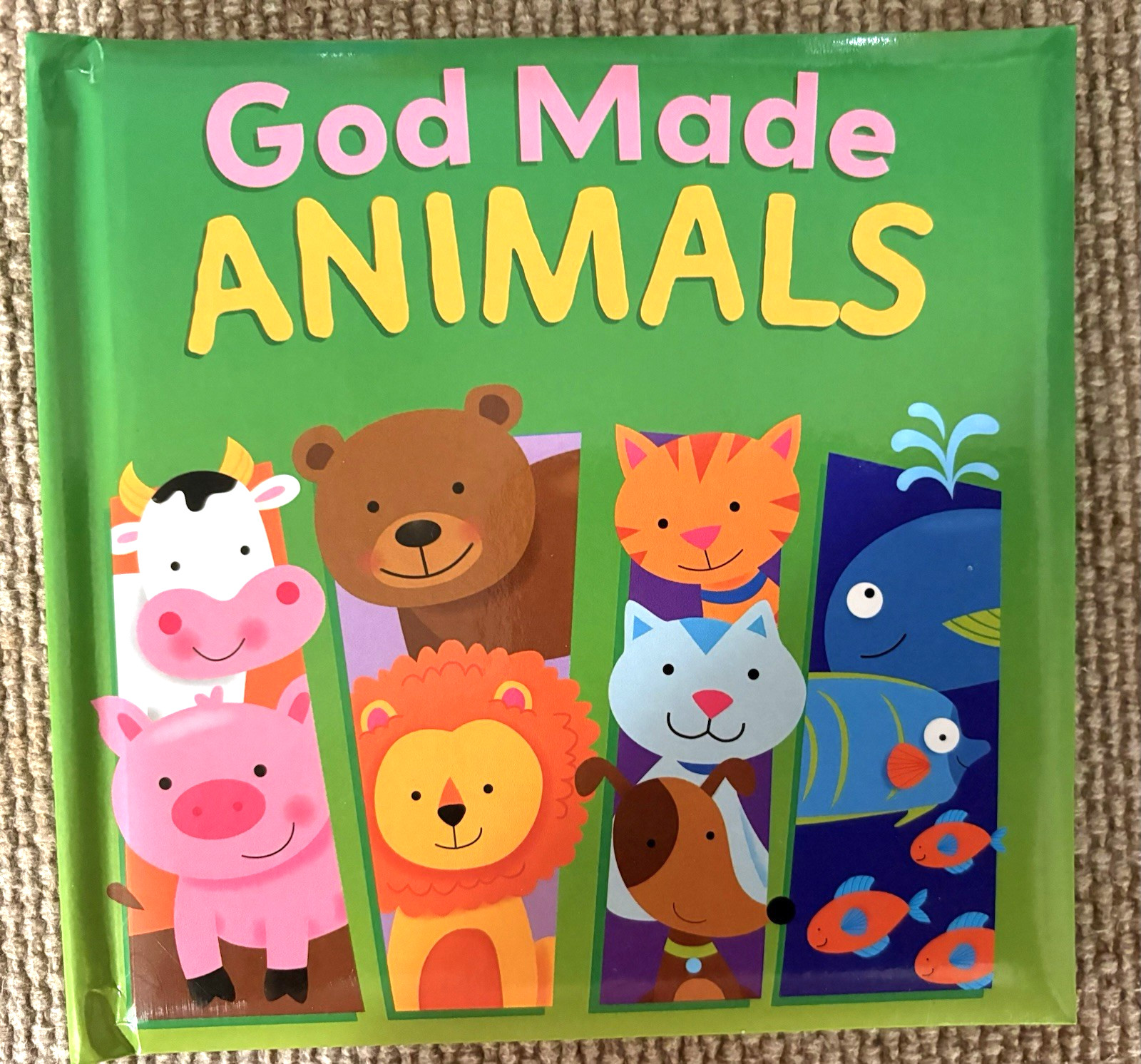 GOD MADE Animals, Colors, Earth & Seasons Padded Board Books CHOICE-4 Pre-K NEW!
