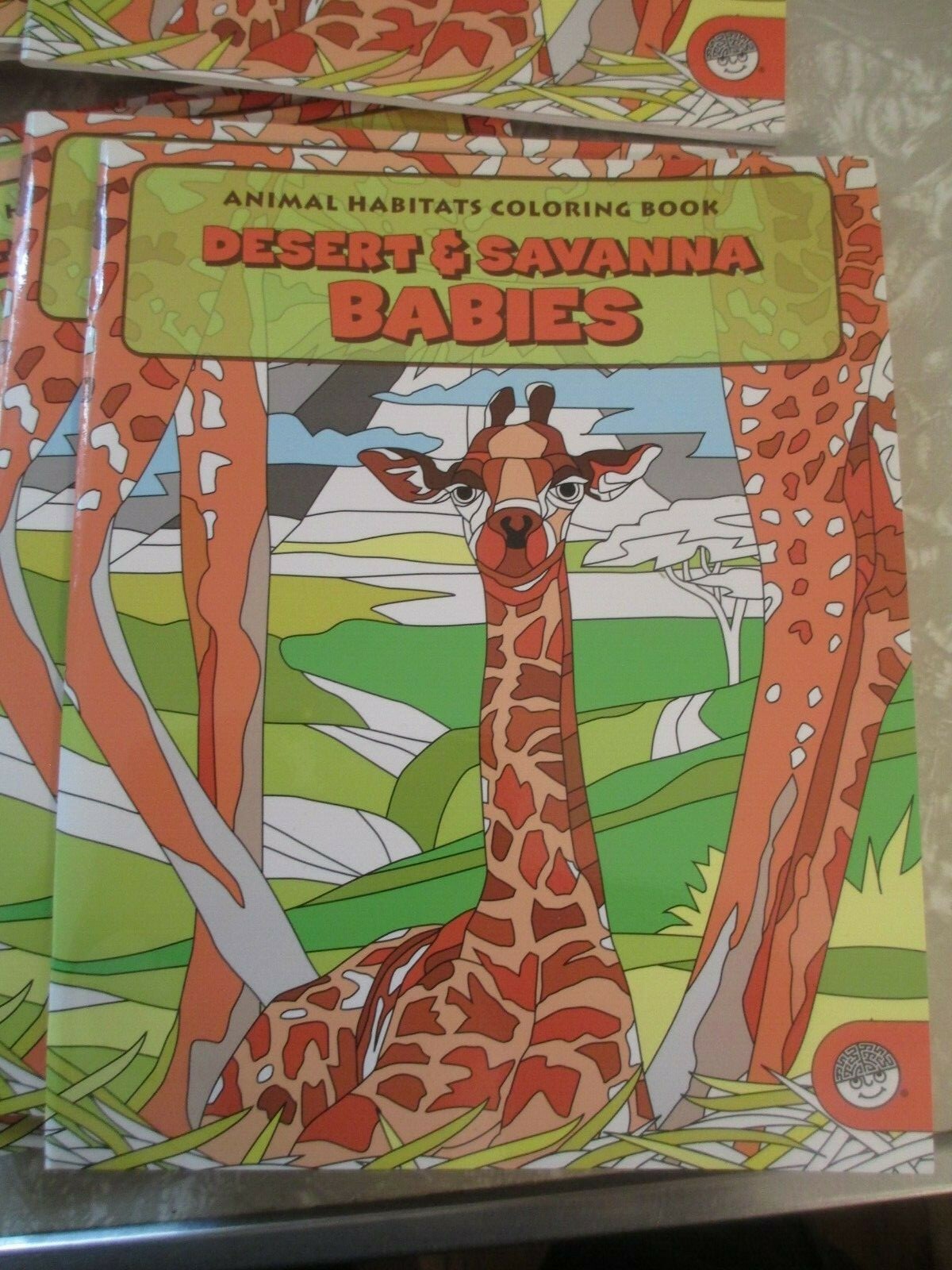 New MINDWARE Brainy Toys lot of (14) Intermediate Coloring Books African Animals
