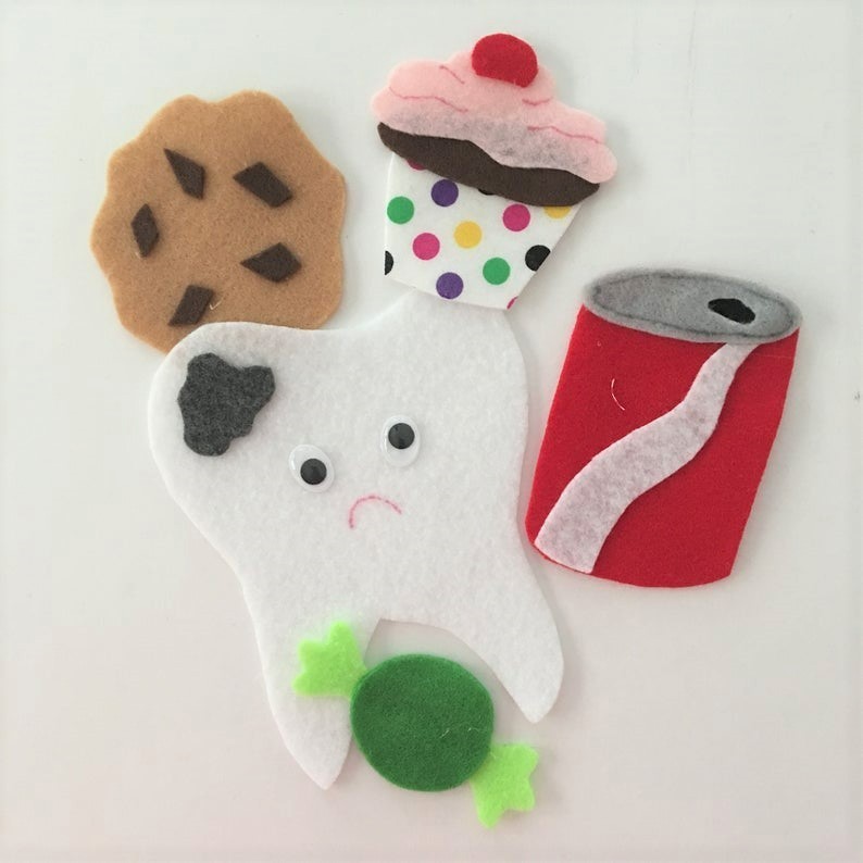 Dental Health Week Felt Story Set for Felt or Flannel Board Play