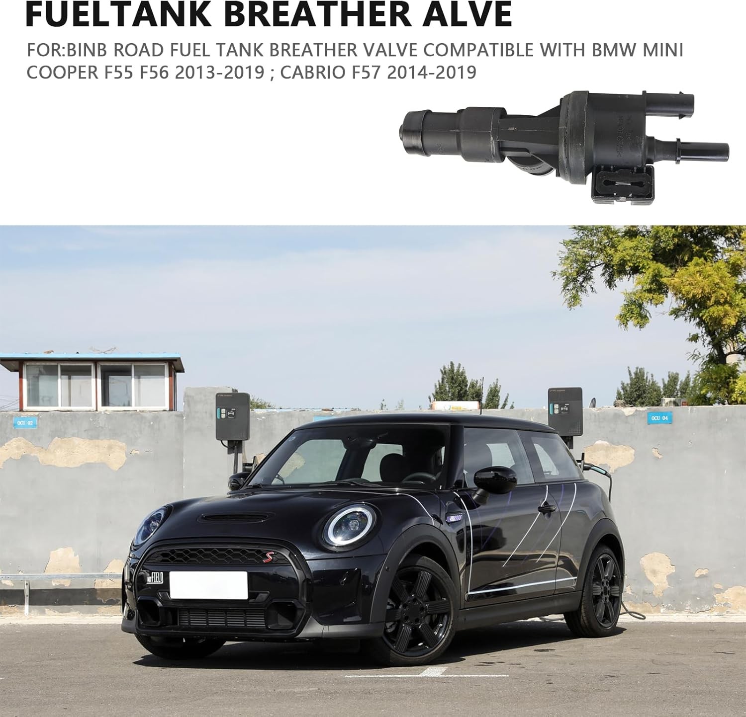 13907614013 Fuel Tank Brea Vapor Canister Purge Solenoid Valve Assembly