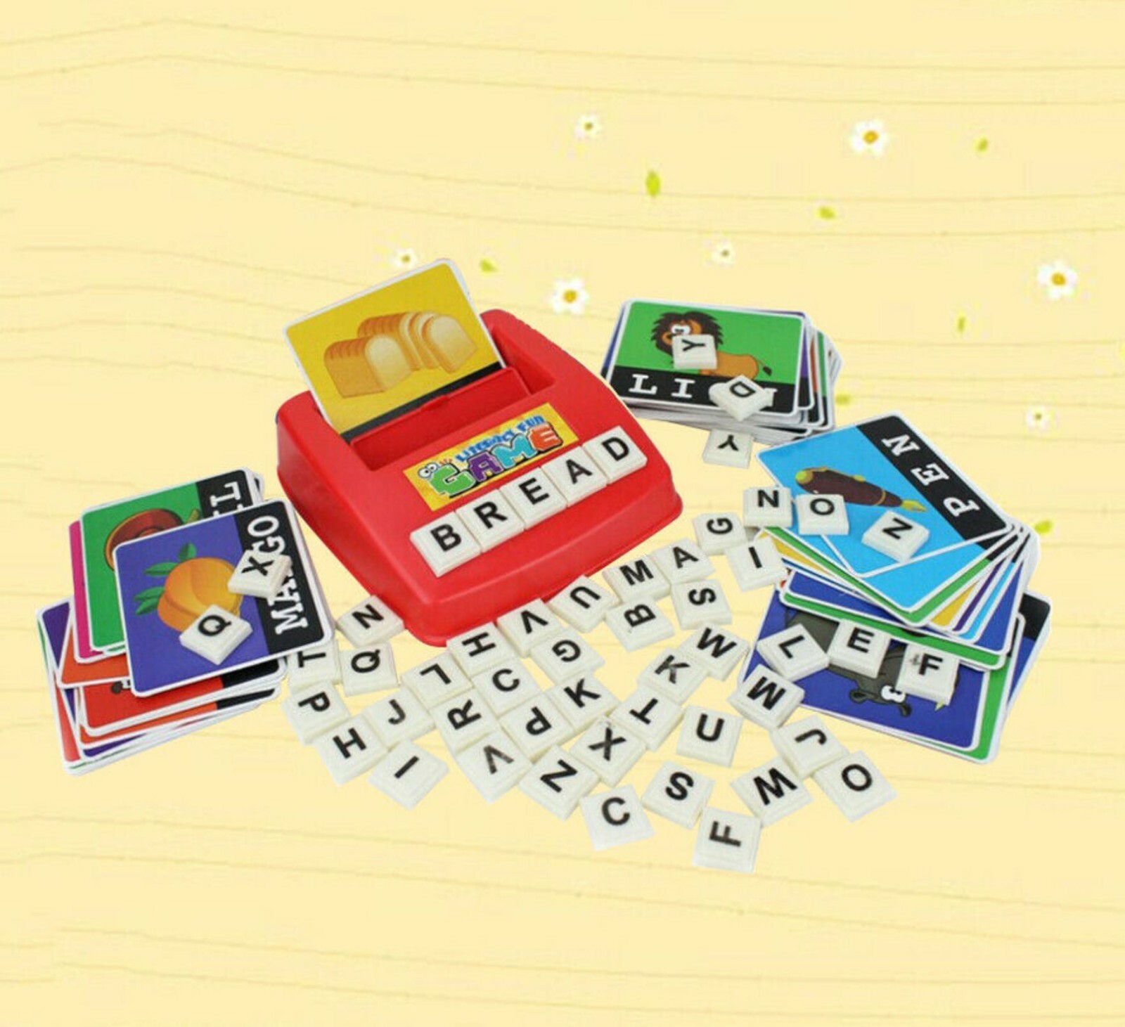 1 Set Literacy Fun Game Words Learning Card for Kids Toddlers Children 113 Piece
