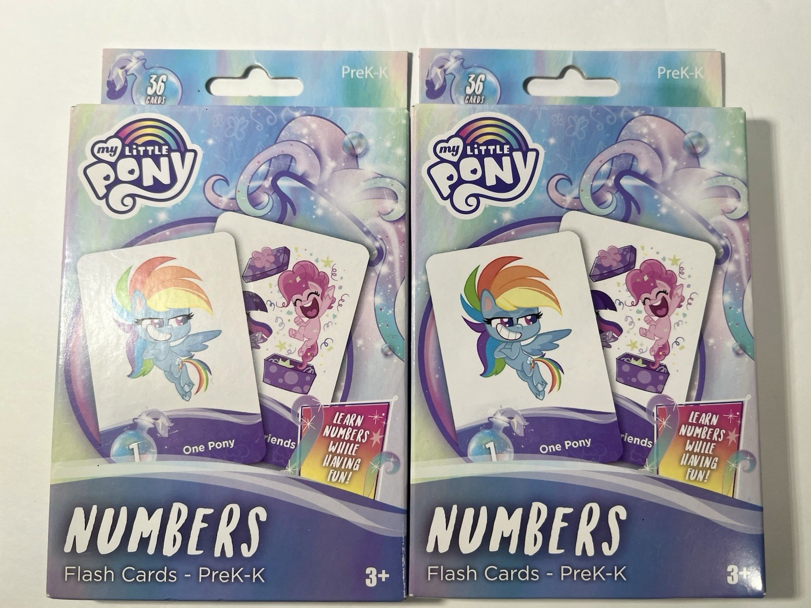 Colors and Shapes and Numbers Learning Flash Cards Learning Cards Lot of 5