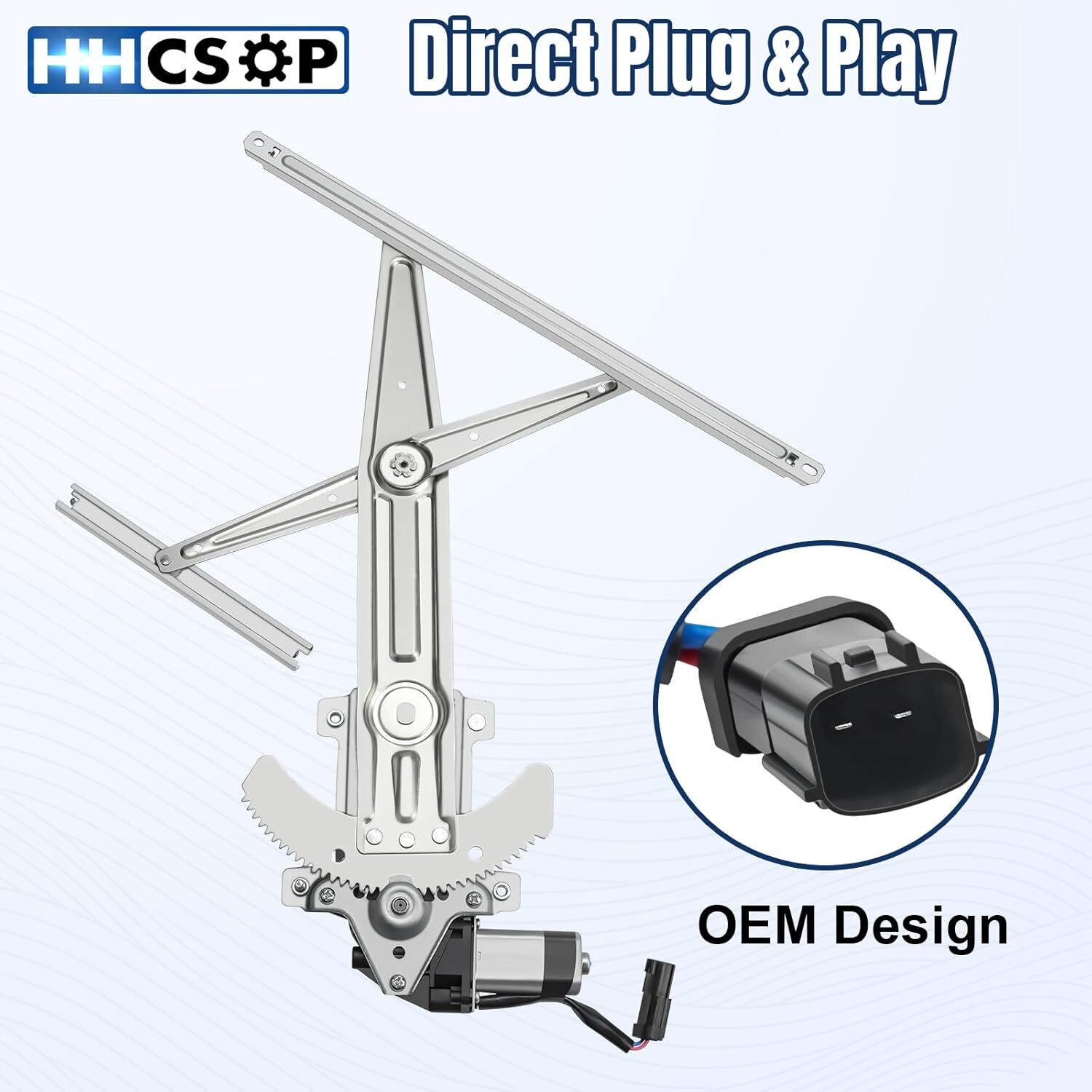 Front Left Driver Side Power Window Regulator with Motor Fit for Chevy Colorado