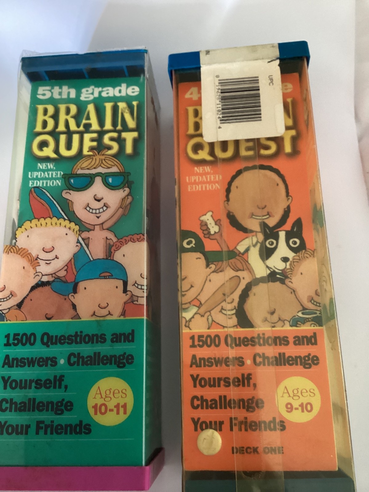 Brain Quest 4th & 5th Grade Cards 3000 Questions & Answers ages 9-11