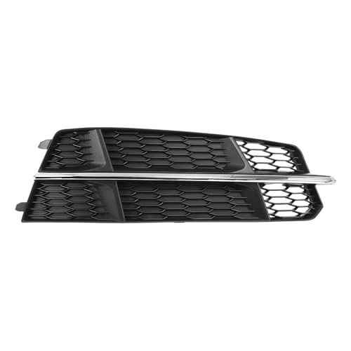 Fog Light Grill Front Lower Bumper Fog Light Cover Inserts for Audi A6 C7 S
