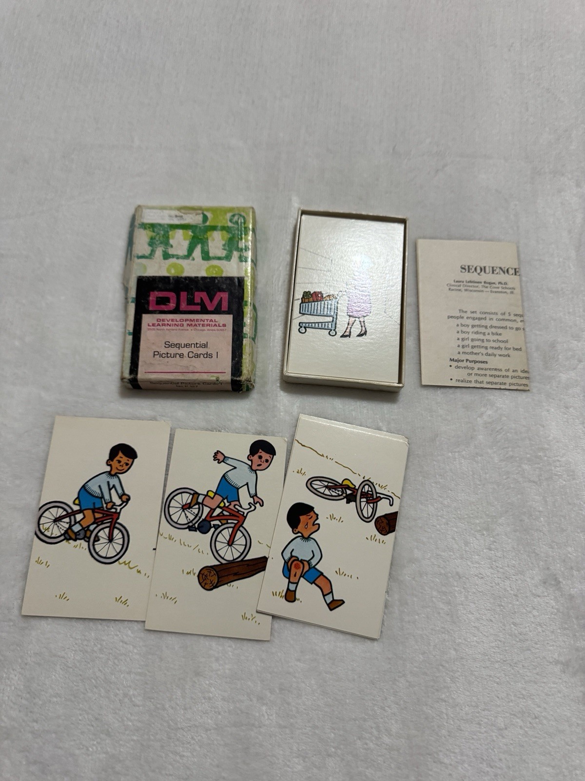 Vintage DLM Developmental Learning Materials Association Picture Cards 1