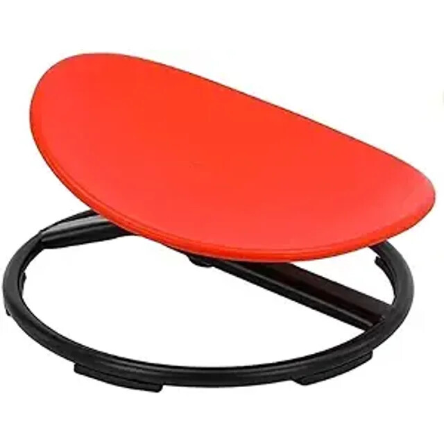 Kids Swivel Chair, Balance Therapy, 22.8” Sensory Spinning, Autism Carousel Spin