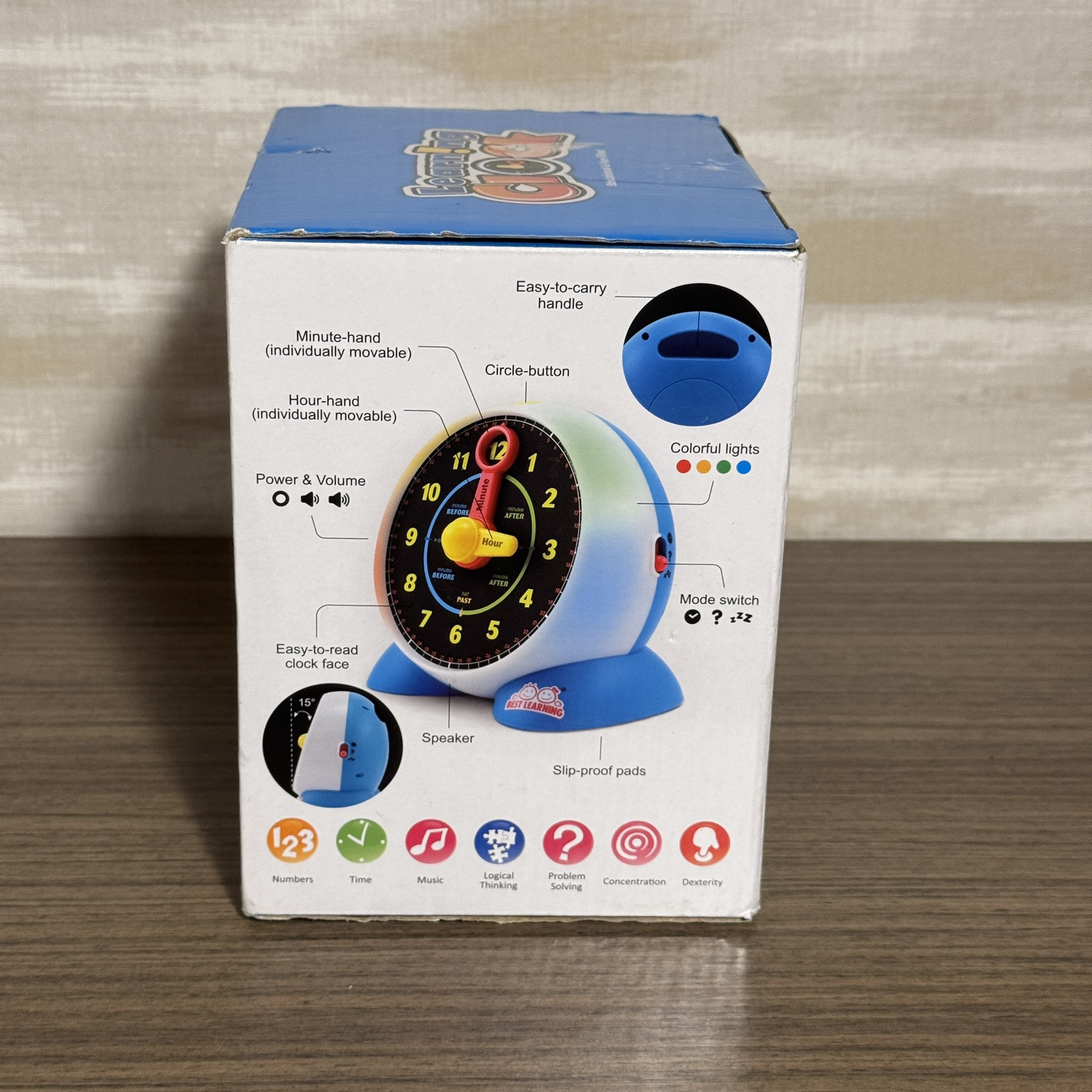 BEST LEARNING Learning Clock – Educational Talking Learn to Tell Time Teaching