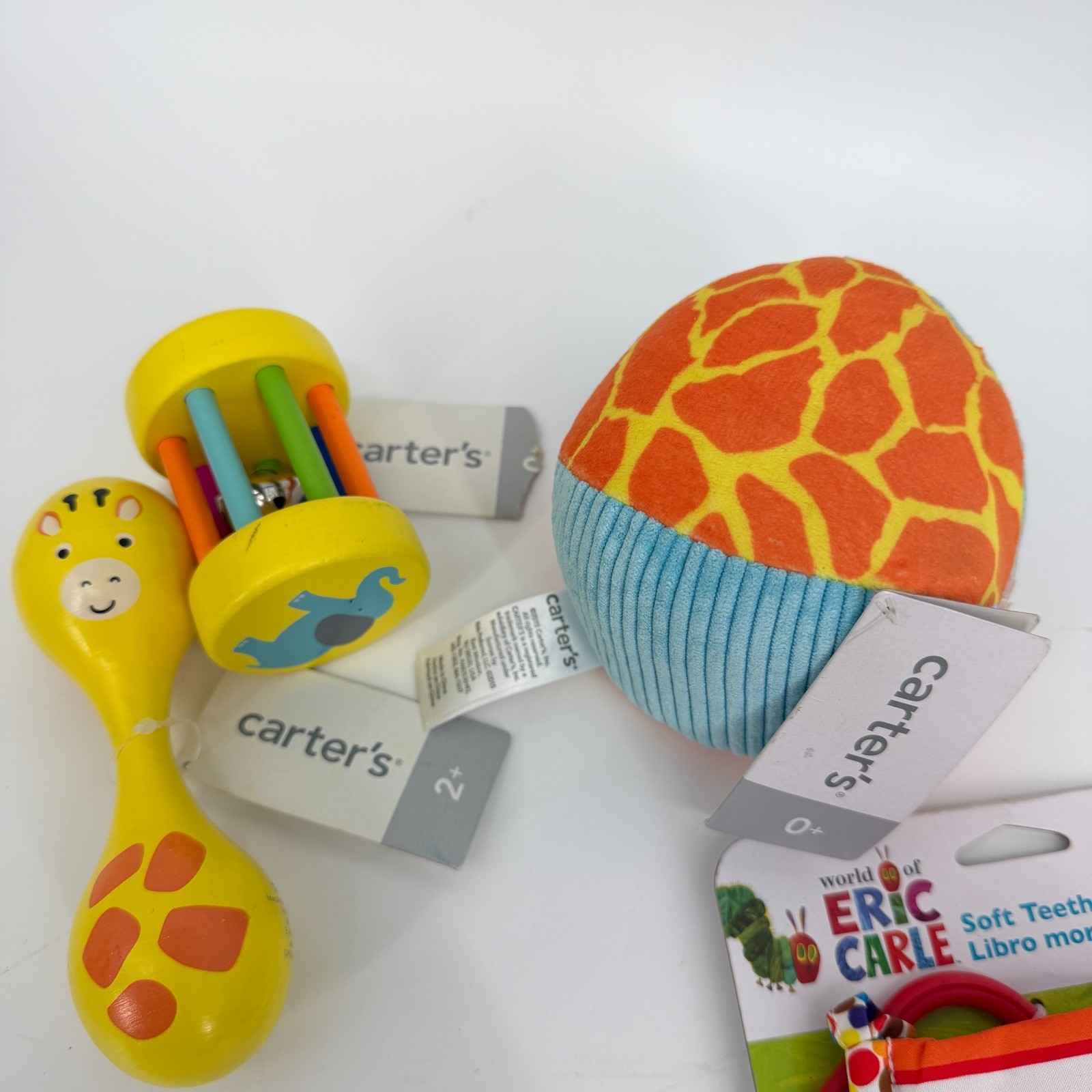 NWT Baby Bundle Carter’s Toys Eric Carle Hungry Caterpillar Soft Book Lot