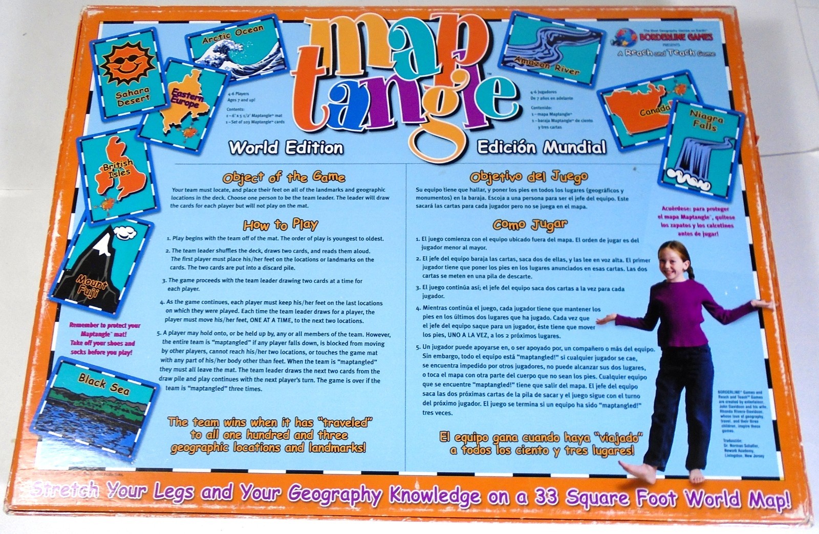2004 MAP TANGLE World Edition Geography Game – Complete – Maptangle