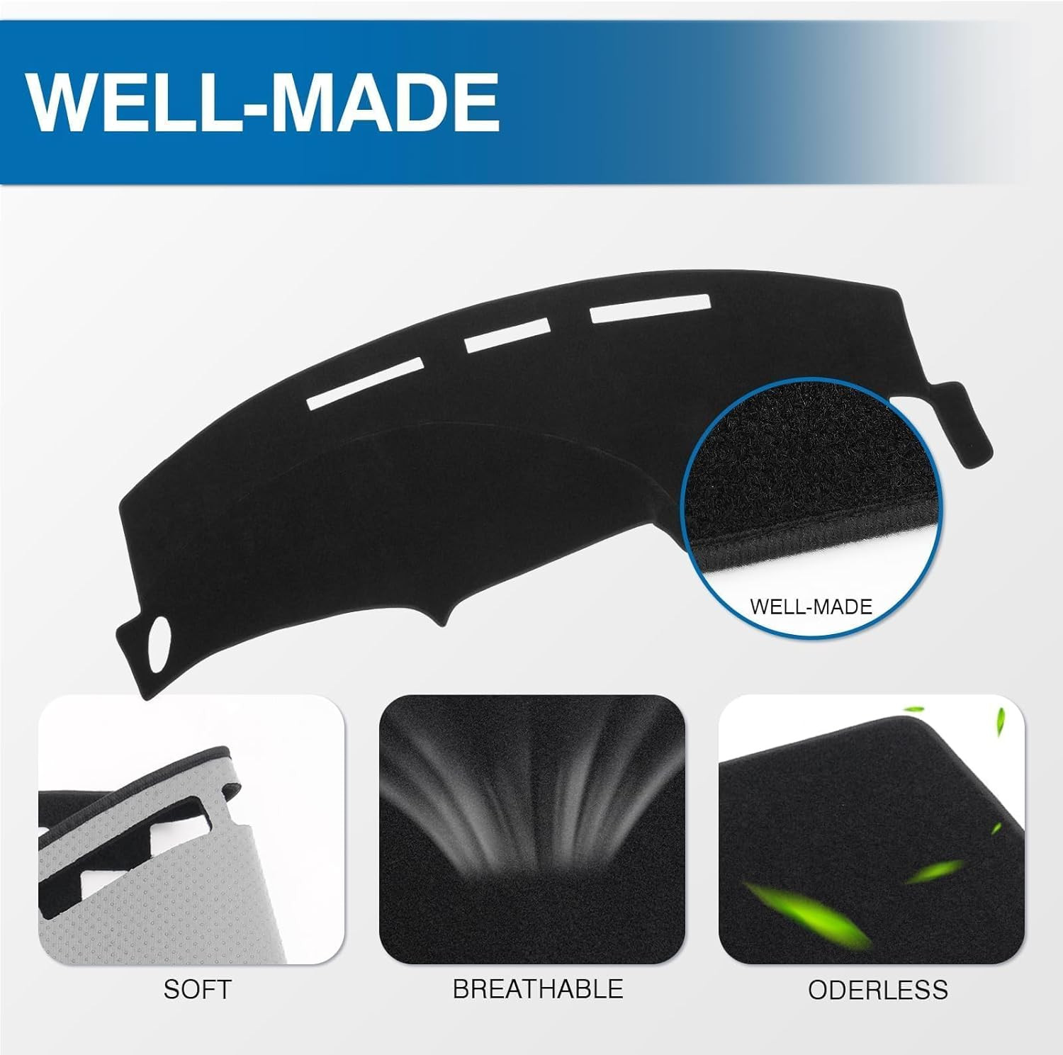Black Dash Cover for Ford F150 F-150 1997 1998 1999 2001 2002 2003/ Ford Expedit