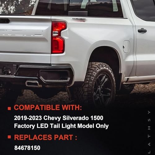 LED Tail Light Compatible With 2019-2023 Chevy Right Passenger Side Led Type