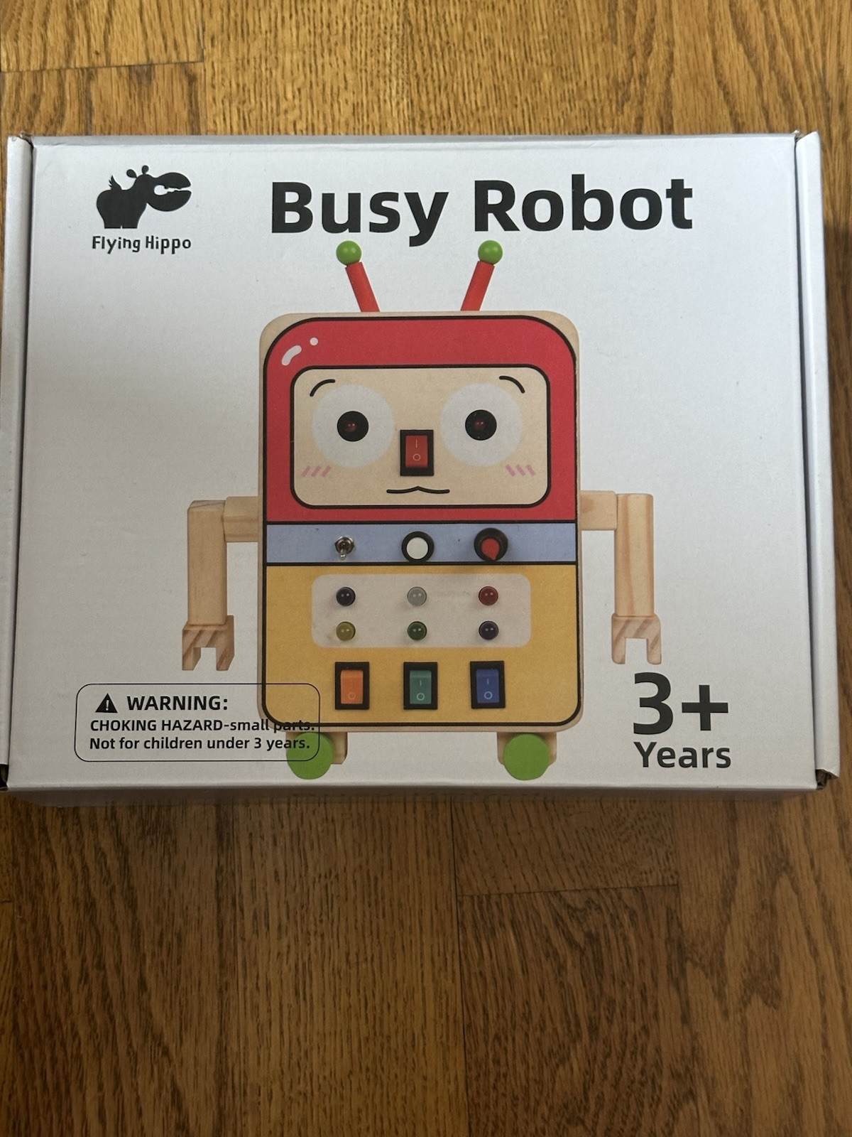 Montessori Wooden Busy Board, Toy Steering Wheel