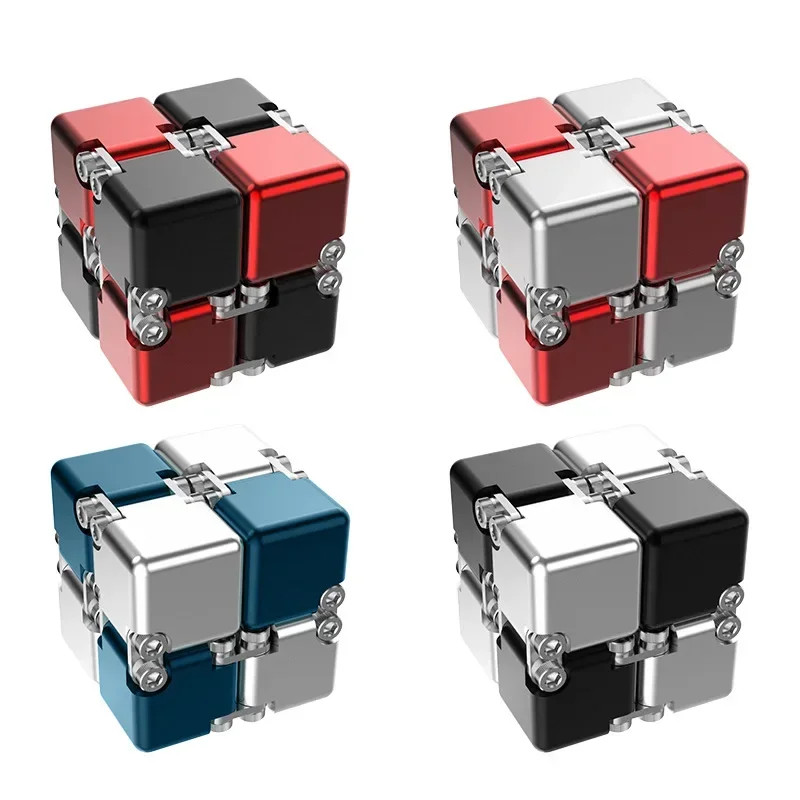 Fashion Metal Infinite Magic Cube New Unique Upgraded Disassembled Assembled