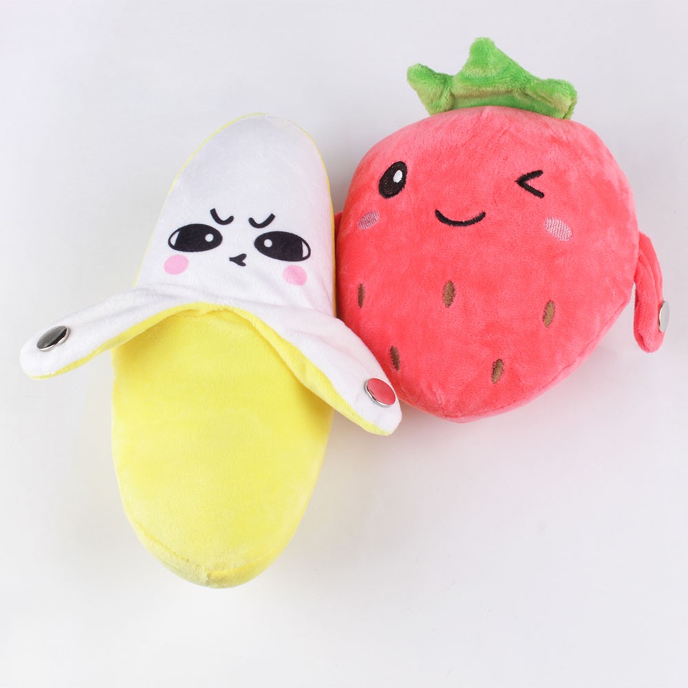 Interactive Musical Toy Fruit Sensing Beat Piano Plush Toy Electric Plush Toy