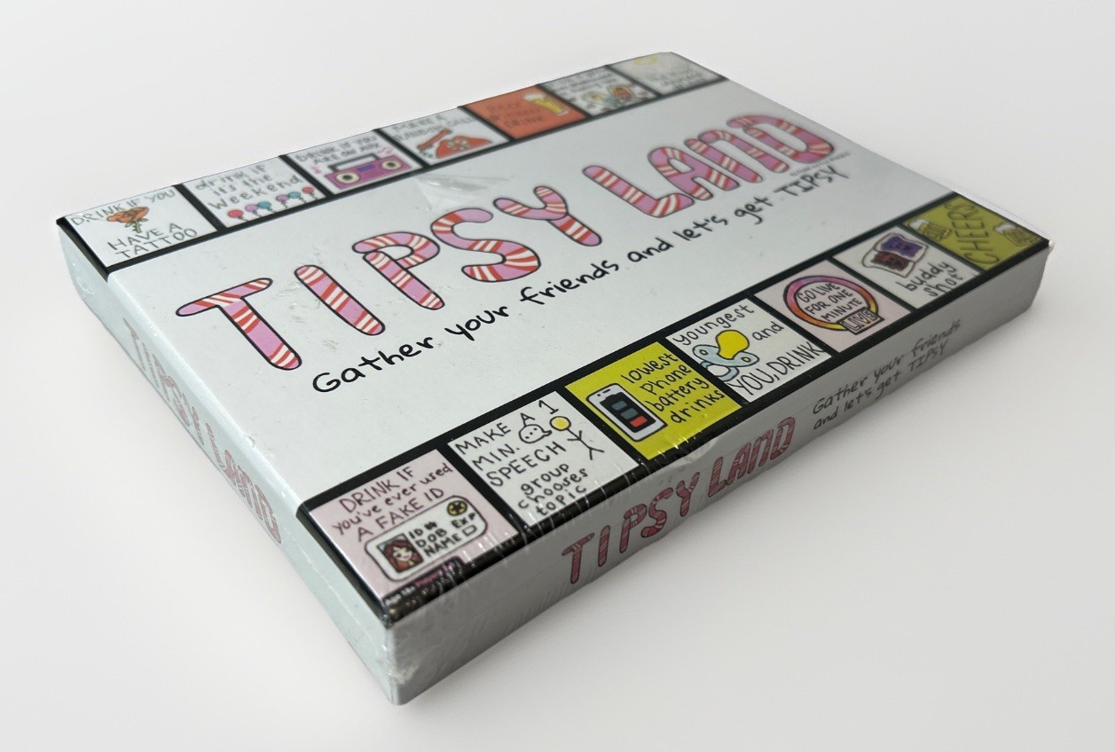 Tipsy Land Drinking Game For Friends – Party Board – College Fun!
