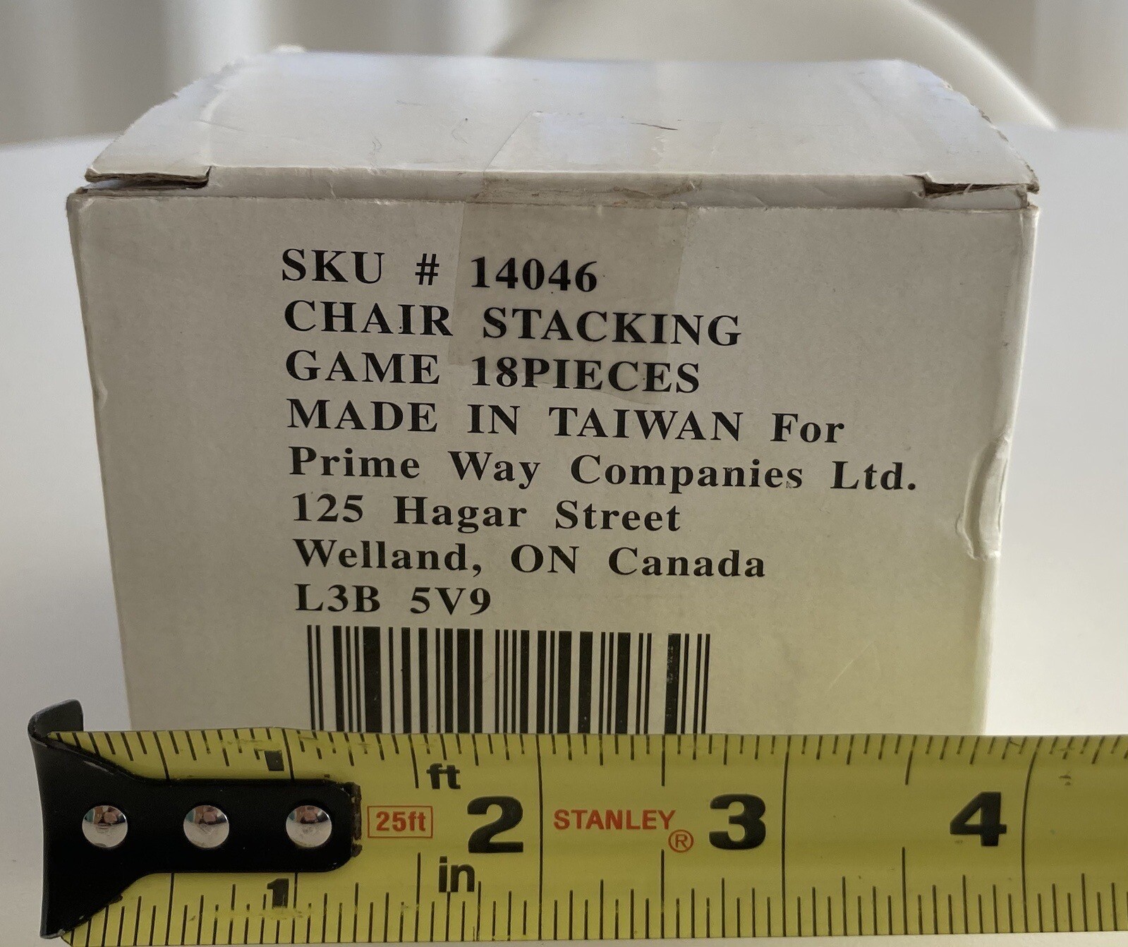 VTG STACKING CHAIR GAME Complete W/Instructions & Original Box