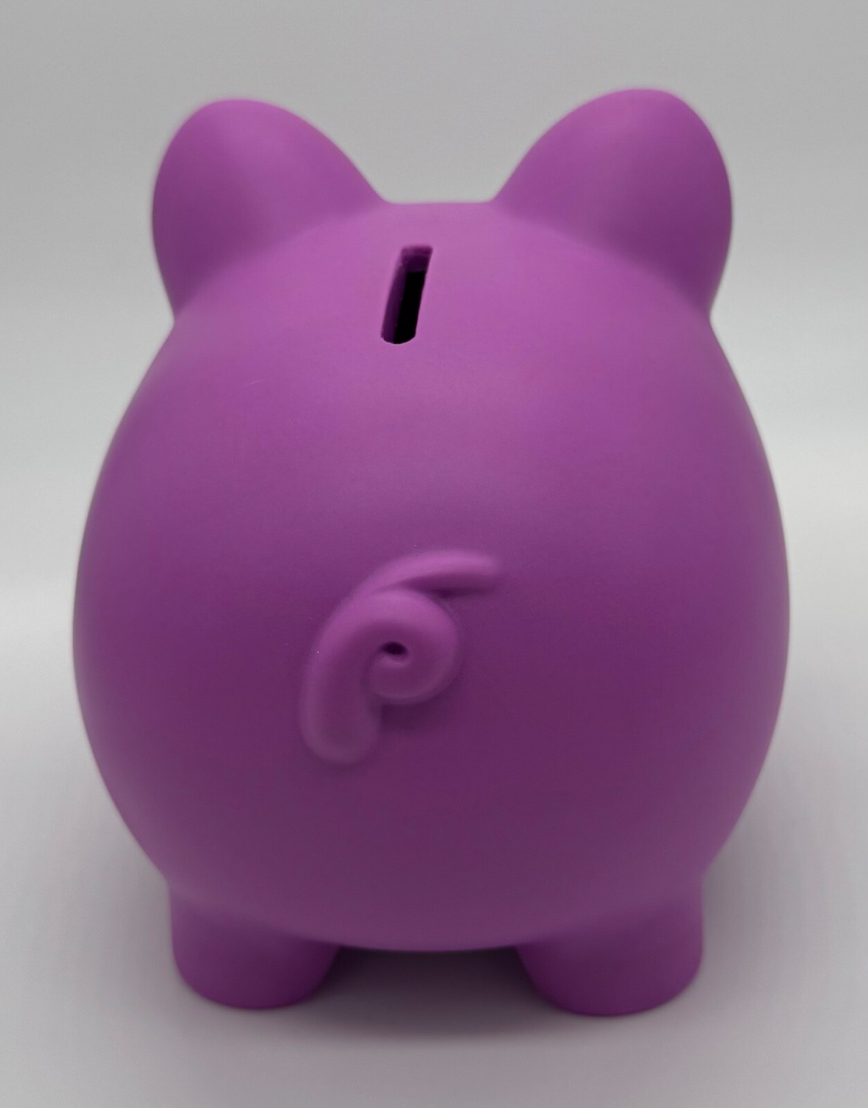 Plastic Piggy Bank w/ Play Coins