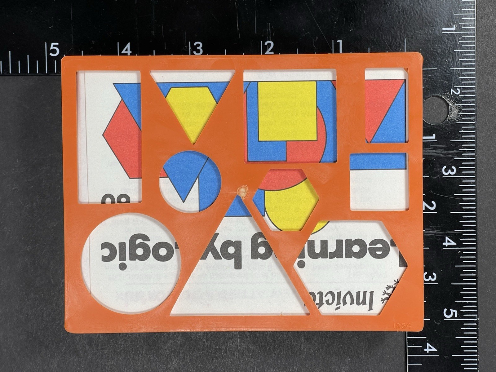 EARNING BY LOGIC Invicta Education Sorting Pattern Blocks Tray Shapes Complete