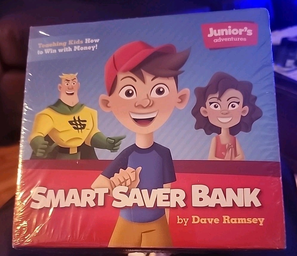 Dave Ramsey: Junior’s Adventures Smart Saver Bank NEW Sealed Spend Save Give