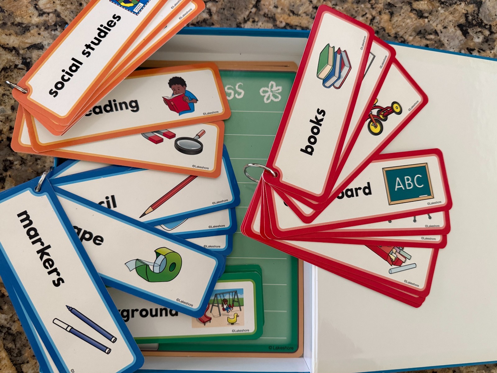 Lakeshore Learning Dramatic Play Writing Box:School Days