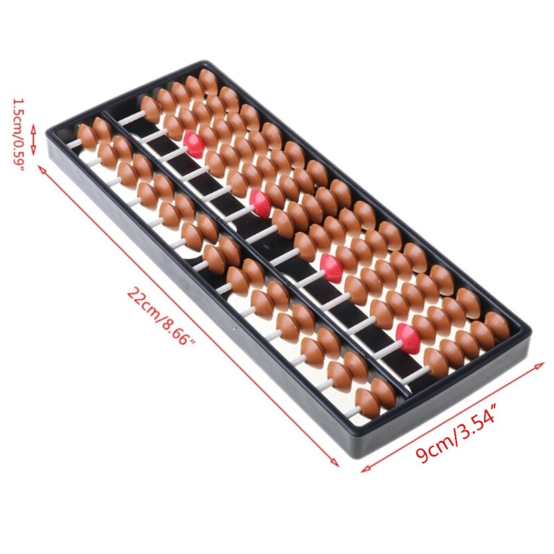 Abacus Arithmetic Soroban 13 Digits Kids Maths Calculating Tool