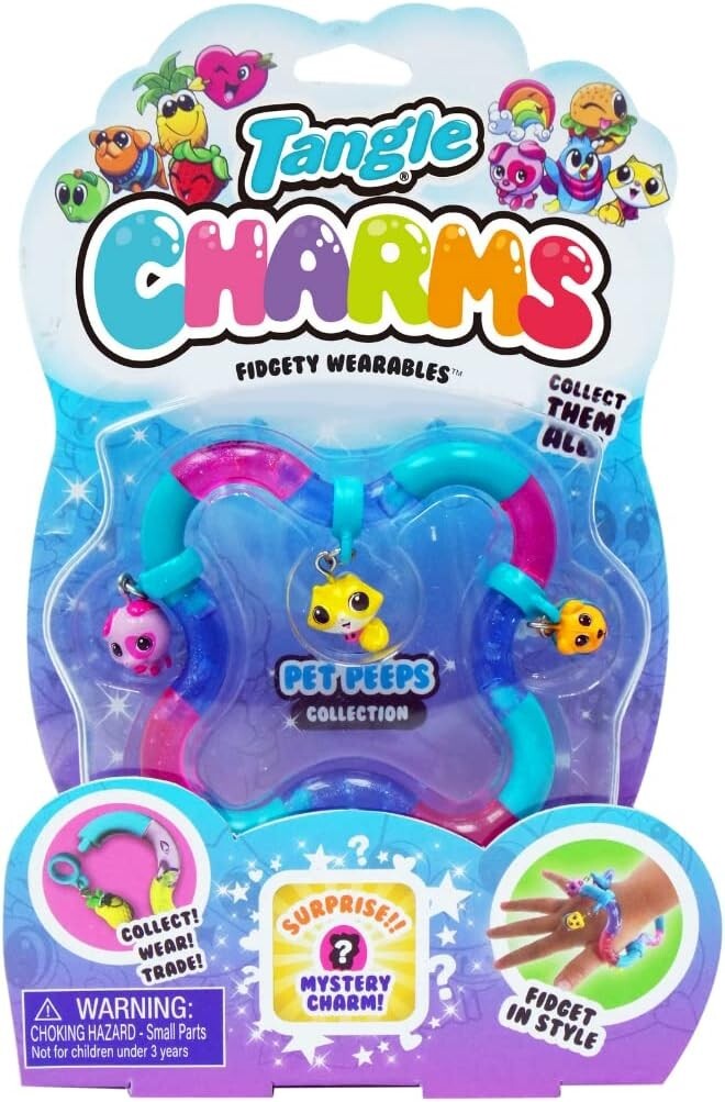 Tangle Charms Fidgety Wearables pet peeps Bracelet Style pet