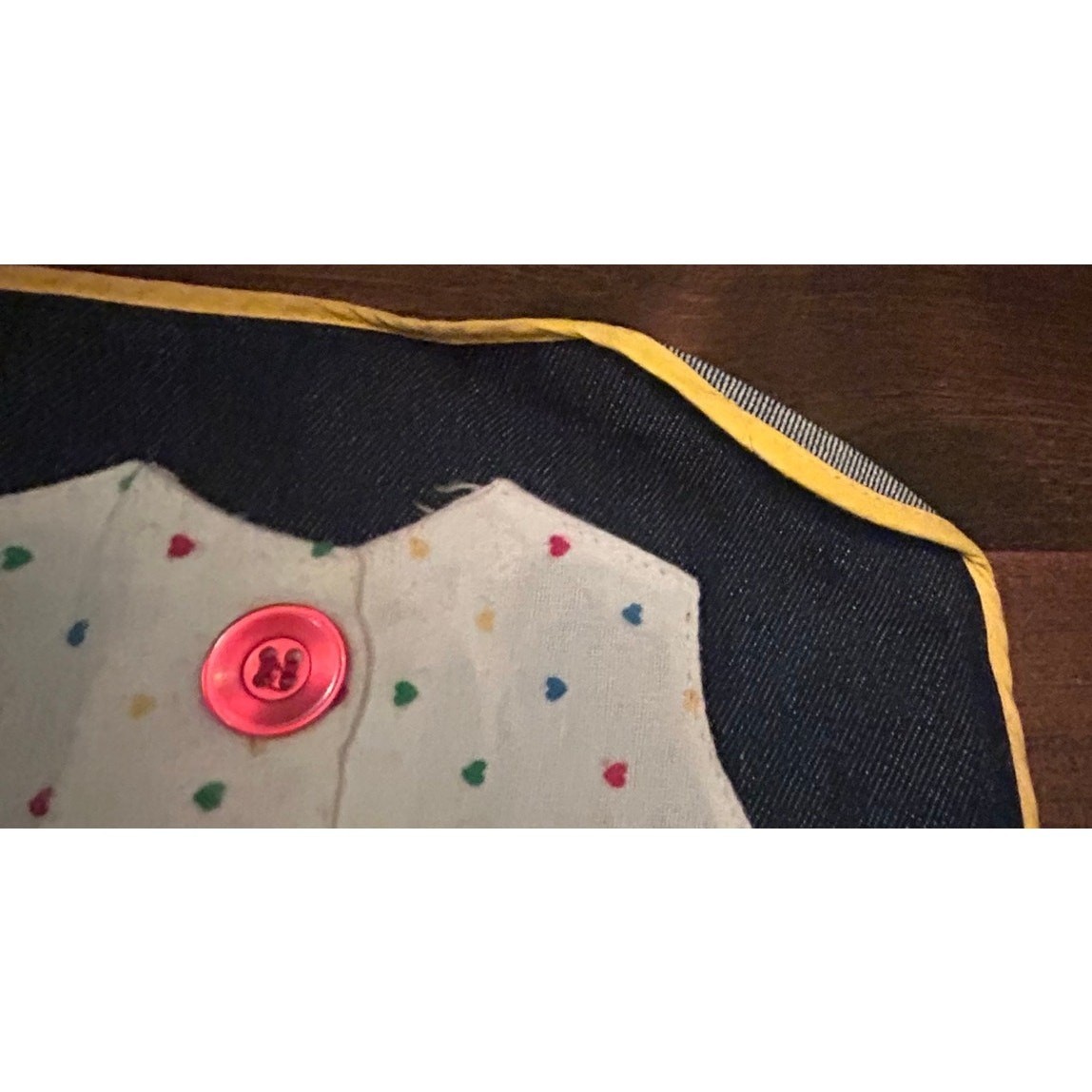 Vintage 1985 Fabric Book Educational Toys Handmade USA Shoe Tie Zipper Buttons