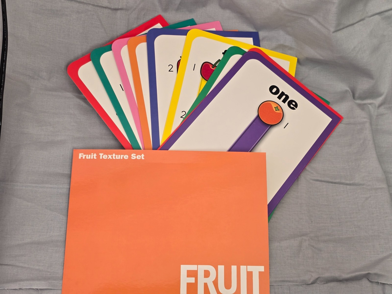 TouchMath Texture Cards Multisensory Math Animals Fruit Shapes 2021 TM1900