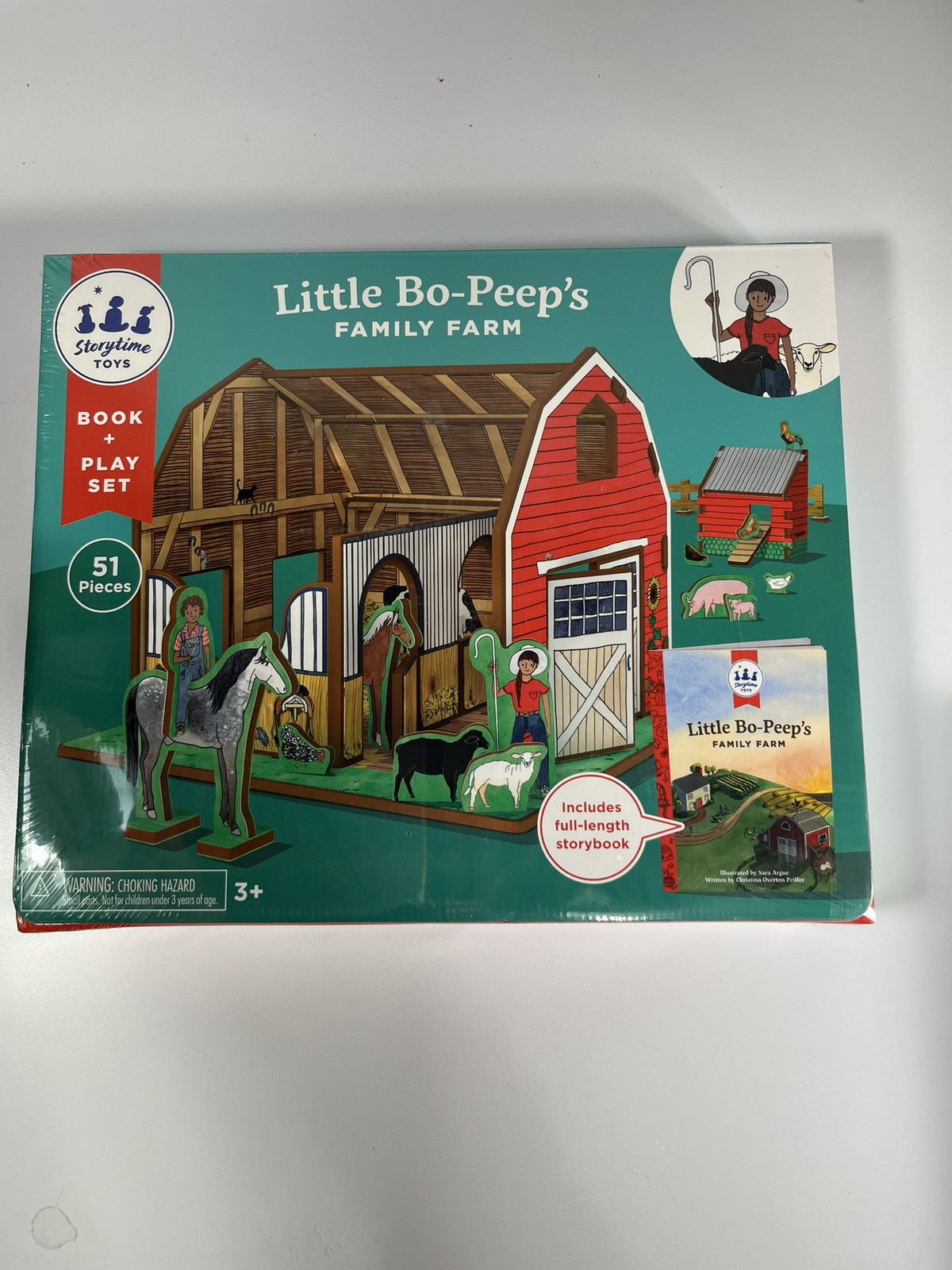 Story Time Toys Family Farm 3D Puzzle – Book and Toy Set – 3 in 1 – Build & Play