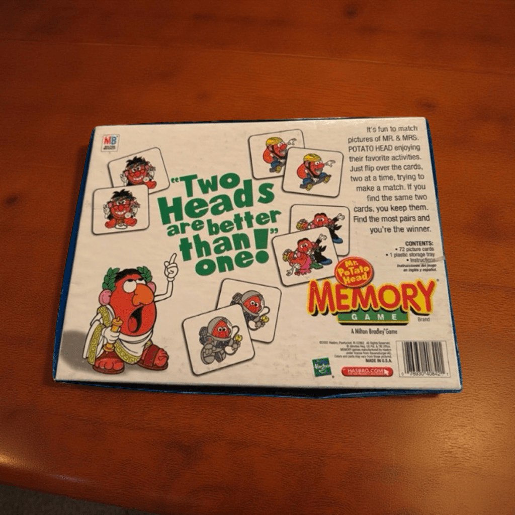 2005 Mr Potato Head Matching Memory Game Hasbro COMPLETE