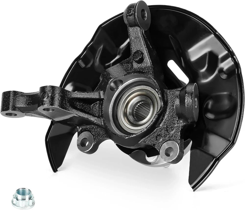 Front Right Side Steering Knuckle & Wheel Bearing Hub Assembly Compatible wit…