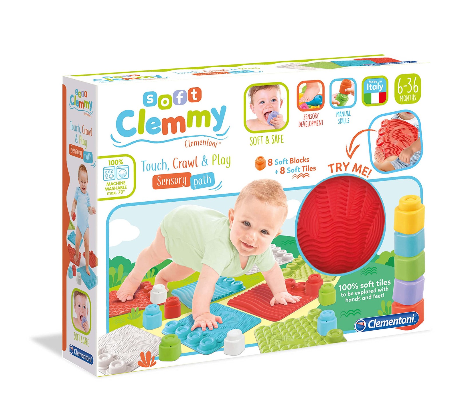 Clementoni 7,5 x 38 x 28,5 Soft Clemmy Sensory Path