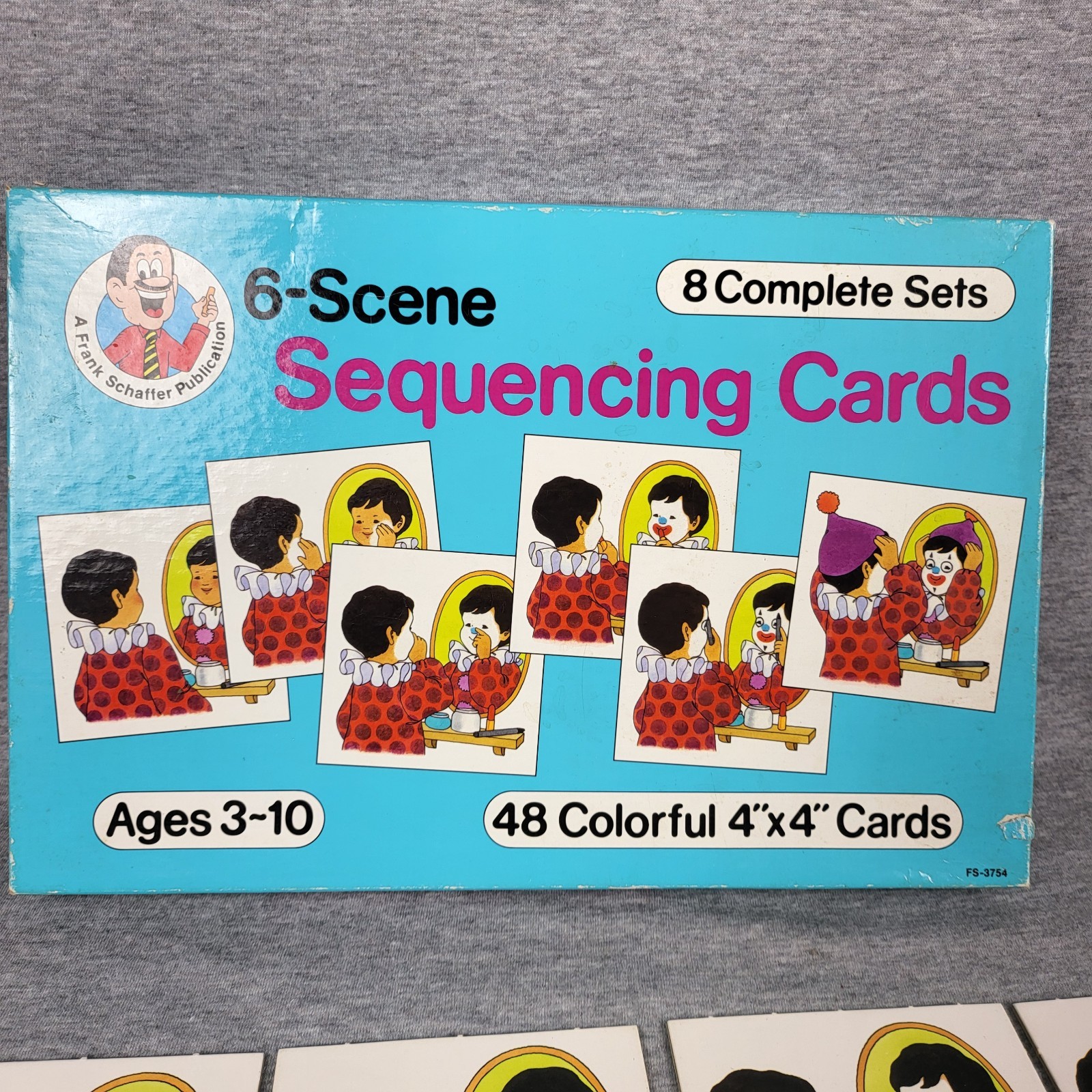 Vintage Frank Schaffer 6 Scene Sequencing Cards 8 Complete Sets 48 Cards