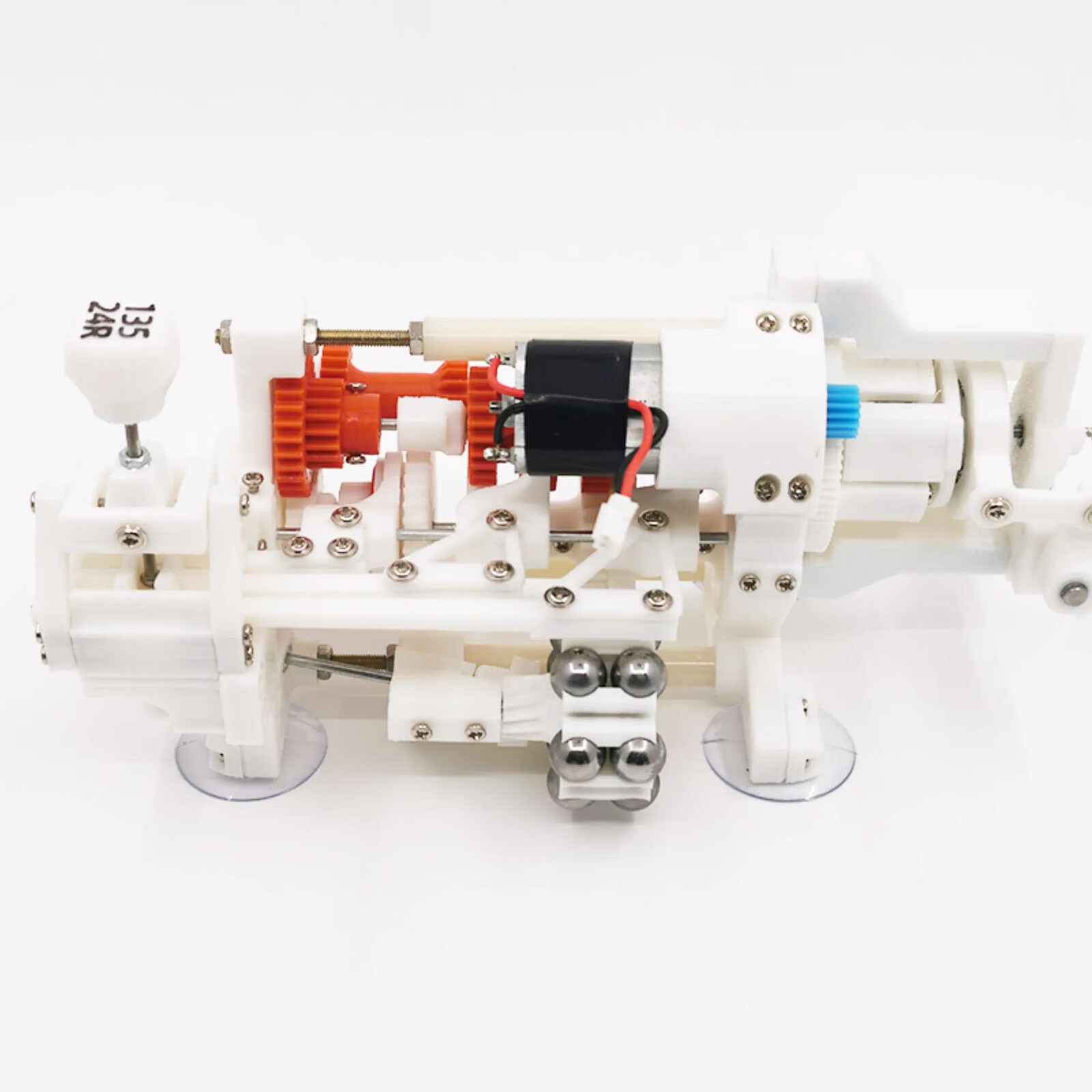 Finished 3D Printing 5MT Transmission Model Gearbox Model 5 Forward Gear+Clutch