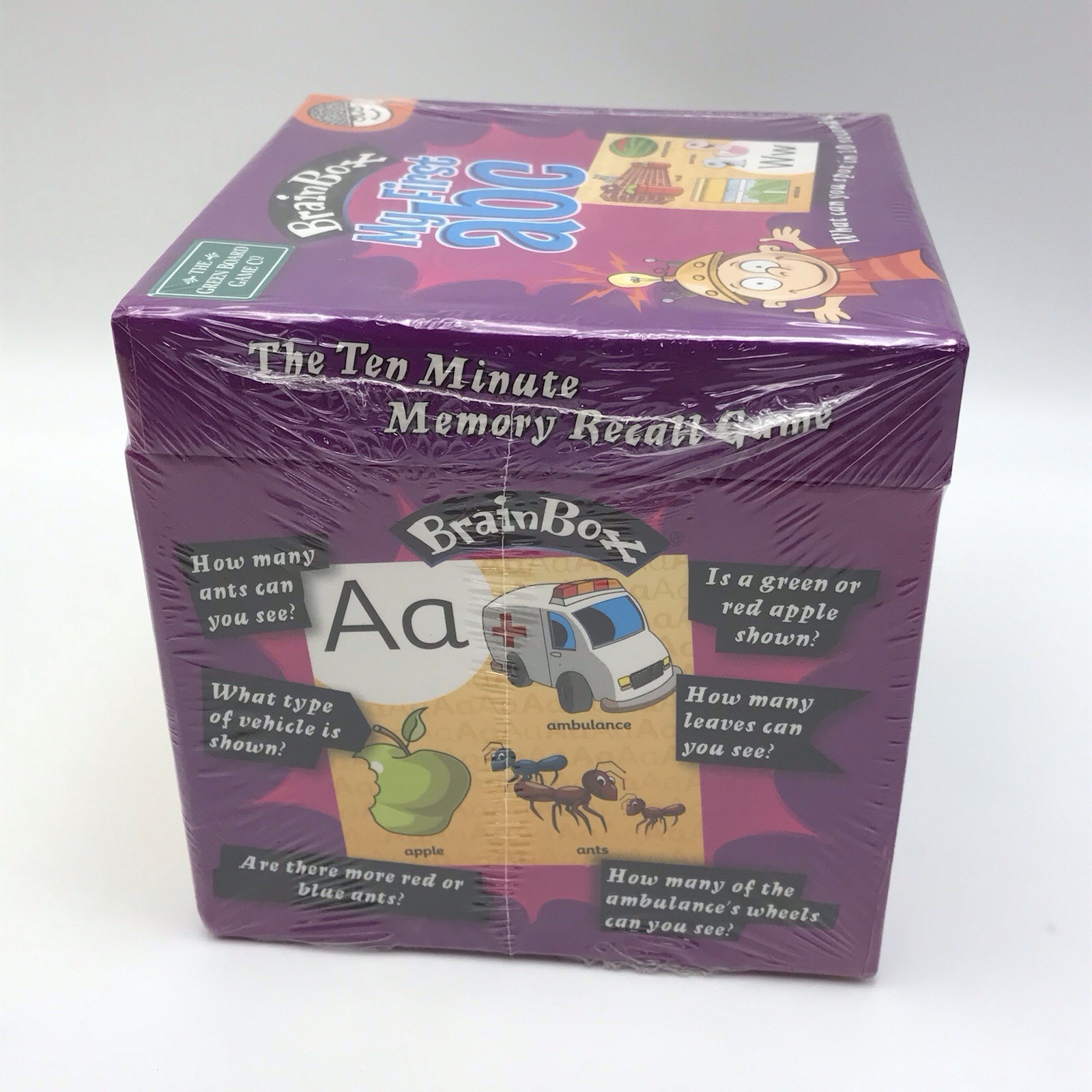 BrainBox My First ABC Memory Recall Game Ages 4+ Sealed Green Board Game
